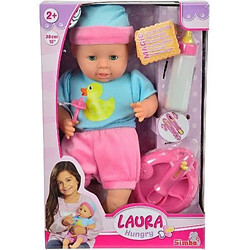 Simba poupée Laura, poupon tissu
