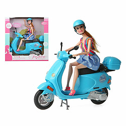 Bigbuy Poupée avec motocyclette
