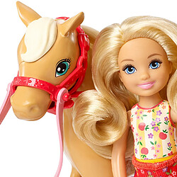 Barbie mini poupée Chelsea avec poney