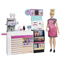 Mattel Coffret Barbie café – poupée et décor