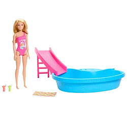 Acheter Barbie Coffret poupée avec piscine de rêve