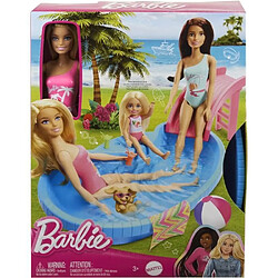 Avis Barbie Coffret poupée avec piscine de rêve