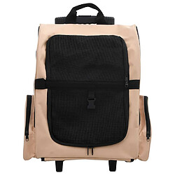 vidaXL Chariot polyvalent pliable - Beige