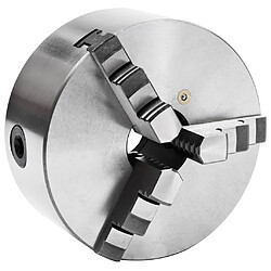 vidaXL Mandrin 3 mâchoires 160 mm