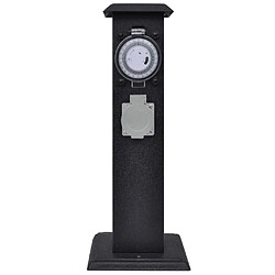 vidaXL Pilier avec prise de jardin