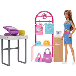 Barbie Coffret Boutique Créations poupée mannequin