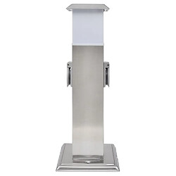 Avis vidaXL Pilier Prise de Jardin - Inox