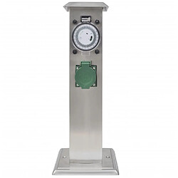 vidaXL Pilier de prise de jardin