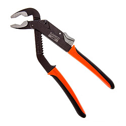 Bahco pince multiprise ERGO finition phosphatée Pince multiprise - Mécanisme de réglage rapide une main - Denture à fort grip - Mâchoires pour plats et tuyaux - Poignées bi-matière ERGO - Acier allié trempé - Traitement anti-corrosion - Conforme ISO 8976