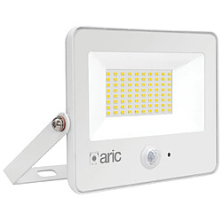 projecteur à led - aric wink 2 - 50w - 3000k - blanc - sensor - aric 51305