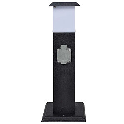 vidaXL Prise de jardin avec lampe
