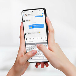 Blueo Samsung Galaxy S22 Verre Trempé - Noir pas cher