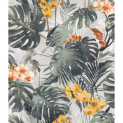 DUTCH WALLCOVERINGS Paradiso Vert et ocre