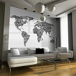 Paris Prix Carte de Pensées Papier peint mural - Papier intissé 110 g/m² - Multicolore - Impression Full HD - Résistant à l'eau et la saleté