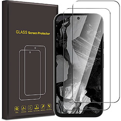 Little Boutik Google Pixel 8a Verre Trempé 2 Pack de 2 - Protection écran - Verre trempé - Compatible Pixel 8a - Lingettes incluses
