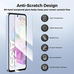 Avis Little boutik Verres trempés pour Samsung Galaxy A35 5G - 2 pièces