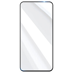 Avizar Verre Trempé pour Samsung A35 5G Adhésion Totale Biseauté Noir Transparent