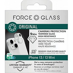 FORCE GLASS iPhone 13/13 Mini - Verre caméra 9H+ pas cher