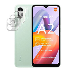 Visiodirect Caméra Xiaomi Redmi A2 Lot de 3 verres trempés caméra arrière - Protection anti-rayure - Ultra-fin