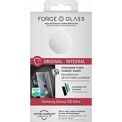 Force Glass Samsung S23 Ultra Verre Incurvé - Transparent pas cher