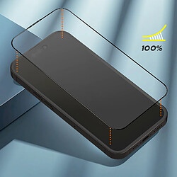 blueo Verre Trempé pour iPhone 14 Pro - Noir pas cher