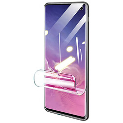 Visiodirect Film Hydrogel pour Samsung Galaxy S10 Protection écran avant en hydrogel souple - Transparent - Anti-rayures - Pose facile