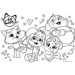 Avis Lisciani giochi puzzle 44 Chats recto/verso