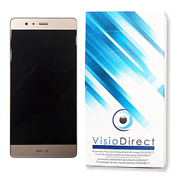 Visiodirect Huawei P9 - Ecran complet or