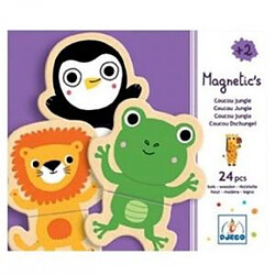 Djeco puzzle magnétique animaux en bois