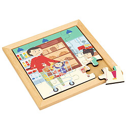 Educo Puzzle en bois supermarché - 16 pièces