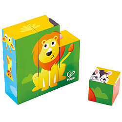 Hape Puzzle en cubes Animaux de la jungle