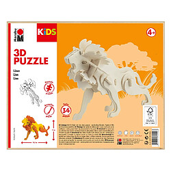 Avis Marabu Puzzle 3D en bois Lion