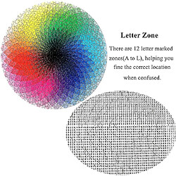 Acheter Puzzle rond arc-en-ciel 1000 pièces