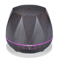Wewoo Purificateur aromathérapie bois 400ml DEL sombre