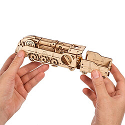 Acheter Ugears puzzle 3D mécanique en bois locomotive miniature