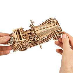 Ugears Voiture de sport Rapid Mouse - Puzzle 3D mécanique en bois pas cher