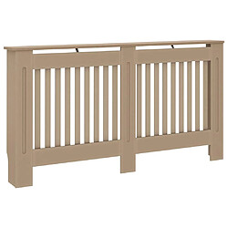 vidaXL Cache-radiateur MDF 152 cm