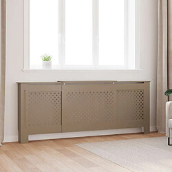 vidaXL Cache-radiateur MDF 205 cm