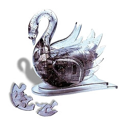 Totalcadeau Puzzle 3D cygne cristal