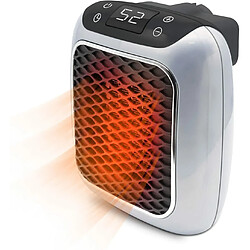 Vendos85 Mini chauffage 800W - Gris Noir
