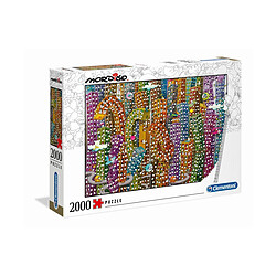 Clementoni Mordillo Puzzle La Jungle Puzzle 2000 pièces - Dimensions 98x67 cm - Thème Mordillo