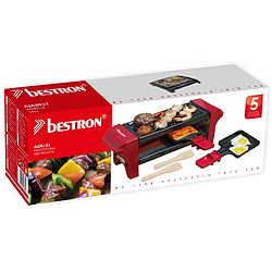 Acheter Appareil à raclette 2 personnes 350w + gril noir/rouge - AGR102 - BESTRON