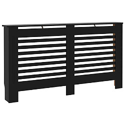 vidaXL Cache-radiateur Noir 152 cm