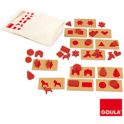 Goula jeu de loto tactile en bois