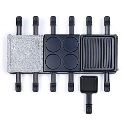 Acheter Appareil à raclette + fondue 12 personnes 1650w - DOC234 - LIVOO