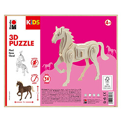 Avis Marabu puzzle 3D en bois cheval