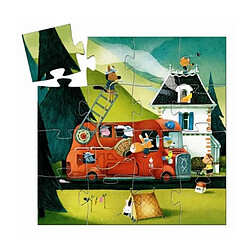 Djeco Puzzle Le Camion de Pompier 16 Pièces