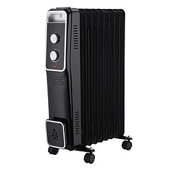 Radiateur à bain d'huile 2000w noir - DOH-499M.BLACK - DAEWOO