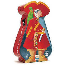 DJECO Puzzle 36 Pièces - Le Pirate et son Trésor