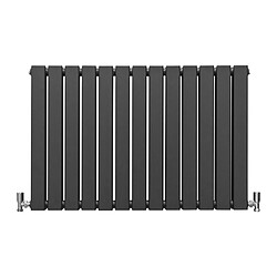 Monstershop Radiateur Plat - Gris Anthracite